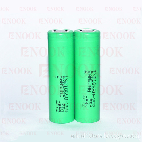 Samsung 25R 2500mah Big Discount For Vapor Shop